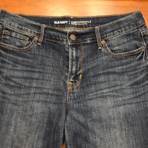 Old Navy Curvy Mid-Rise jeans, sz 10S